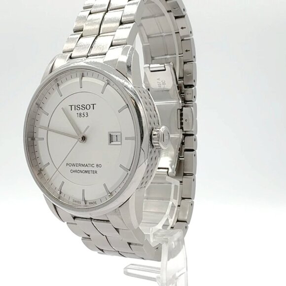 41mm Tissot T086.408 Powermatic 80 Classic Men's Automatic Wristwatch Steel - Picture 1 of 9